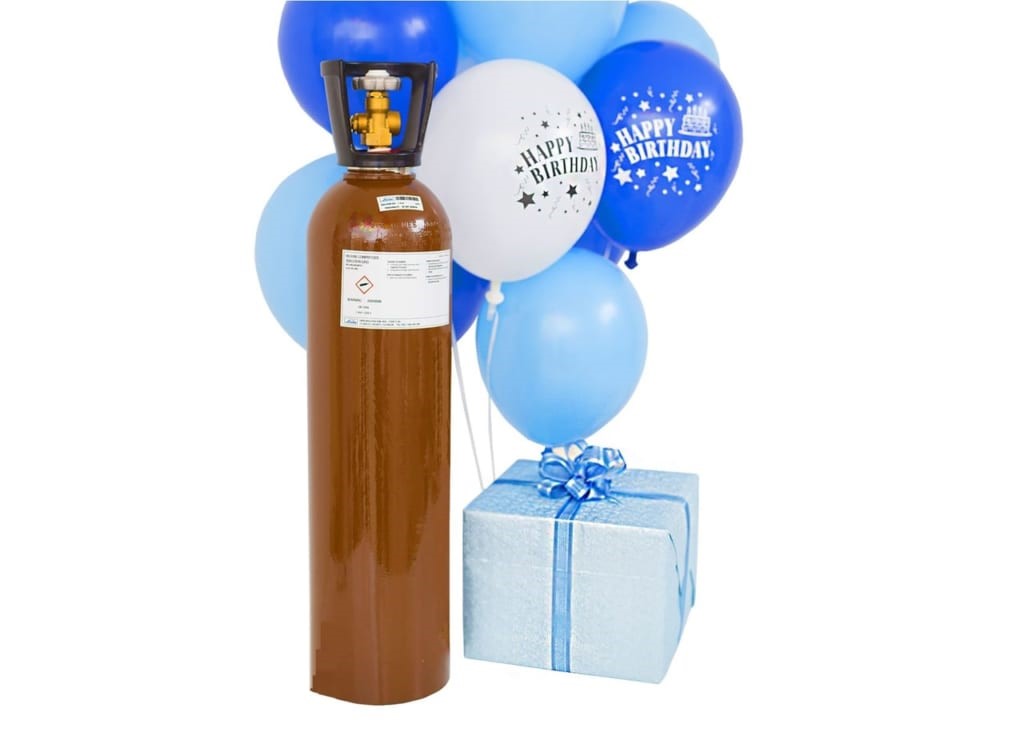 Bình khí helium nhỏ bơm bóng bay 