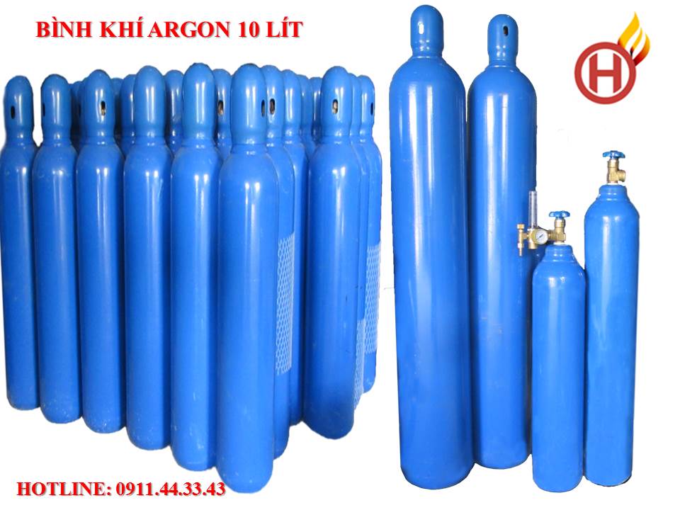 Bình khí argon hàn tig nhỏ 